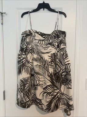 NWT Express Palm Print Tropical Print Mini Dress